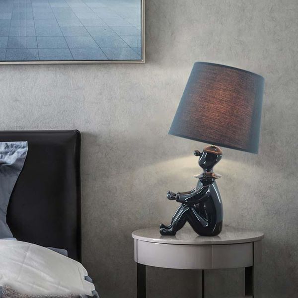 e27 creative decorative table lamp cartoon led clown table lamp bedroom bedroom black
e27 creative decorative table lamp cartoon led clown table lamp bedroom bedroom black