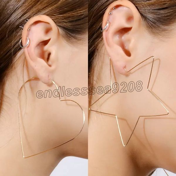 minimalist womens 18k gold star heart stud hoop earring female 2021 fashion silver statement earrings jewelry gift, Golden;silver
minimalist womens 18k gold star heart stud hoop earring female 2021 fashion silver statement earrings jewelry gift, Golden;silver