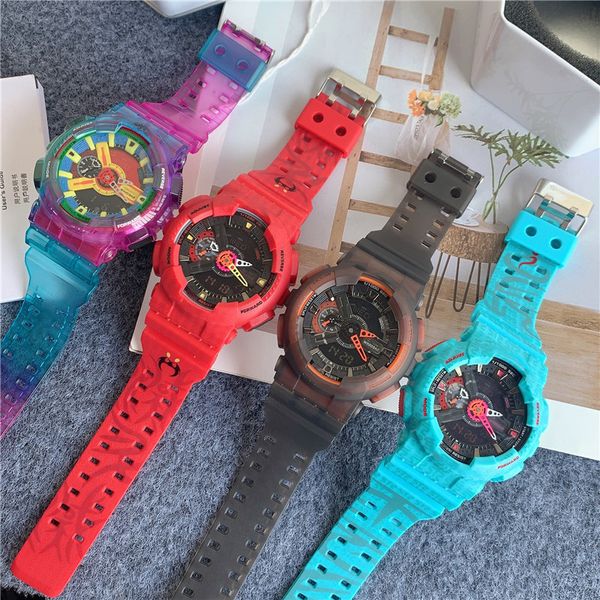 brand watches men boy rubber strap led multifunction waterproof anti-fall wrist watch ga06, Slivery;brown
brand watches men boy rubber strap led multifunction waterproof anti-fall wrist watch ga06, Slivery;brown
