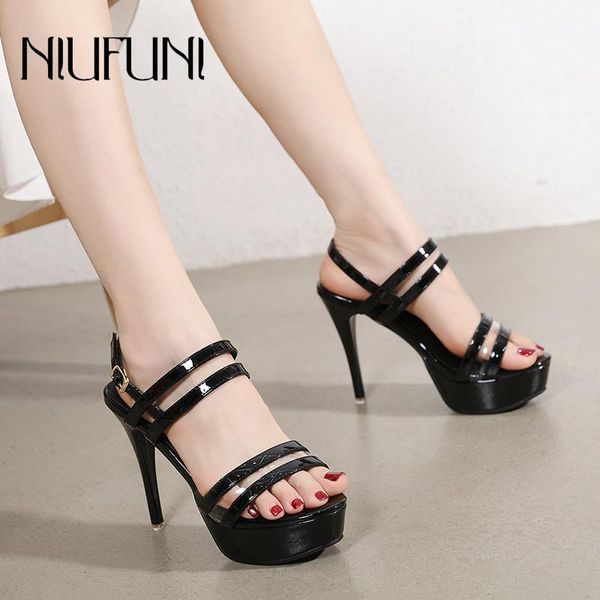 dress shoes niufuni pvc transparent stiletto high heels platform women's sandals hollow buckle bright leather sandal party ladies, Black
dress shoes niufuni pvc transparent stiletto high heels platform women's sandals hollow buckle bright leather sandal party ladies, Black