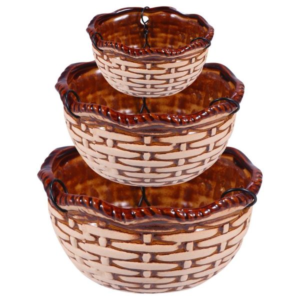 vases 1 set/3pcs ceramics art flower pot household garden gardening daily arrangement hanging for home room
vases 1 set/3pcs ceramics art flower pot household garden gardening daily arrangement hanging for home room