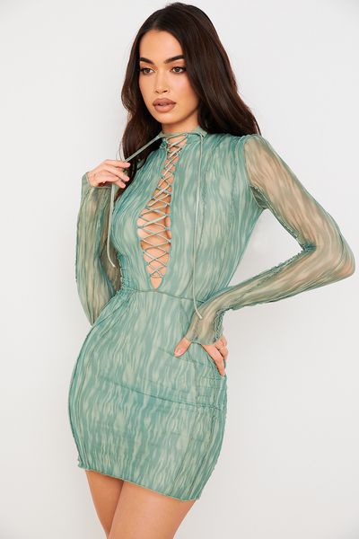 casual dresses women summer hollow out mini bandage green stand collar night club party beach holiday vestidos gzha, Black;gray
casual dresses women summer hollow out mini bandage green stand collar night club party beach holiday vestidos gzha, Black;gray