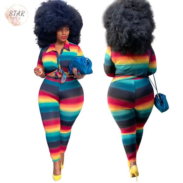 new plus size 2 piece set women 2021 color striped shirt half sleeve leggings casual tracksuit spring clothes wholesale dropshipping 7bn9, Gray
new plus size 2 piece set women 2021 color striped shirt half sleeve leggings casual tracksuit spring clothes wholesale dropshipping 7bn9, Gray