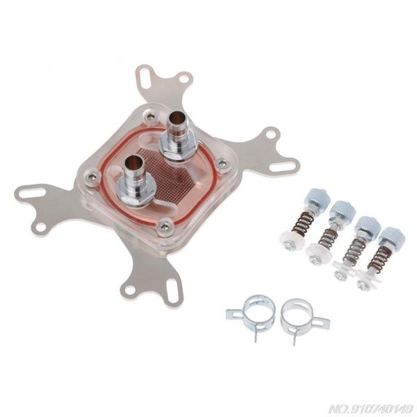 lapcooling pads computer cpu water cooler 50mm transparent cover block for amd d24 20 drop
lapcooling pads computer cpu water cooler 50mm transparent cover block for amd d24 20 drop