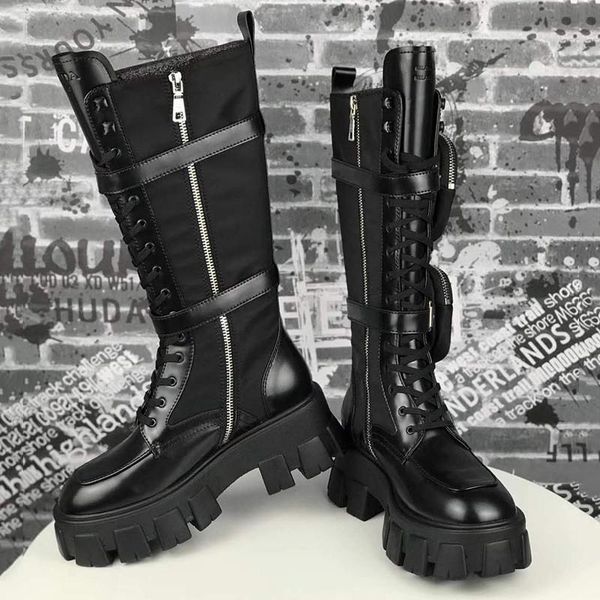 boots designer high-quality leather wallet ladies winter fashion long tube motorcycle female thick-soled high-knee, Black
boots designer high-quality leather wallet ladies winter fashion long tube motorcycle female thick-soled high-knee, Black