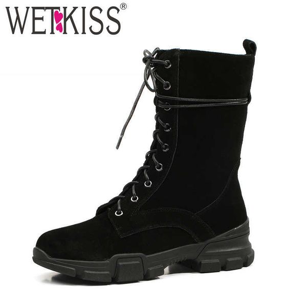 wetkiss casual motorcycle ankle boots round toe cross tied footwear leather female military boots women platform shoes winter 210630, Black
wetkiss casual motorcycle ankle boots round toe cross tied footwear leather female military boots women platform shoes winter 210630, Black
