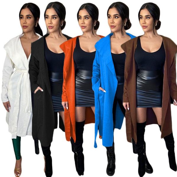 women's jackets casual women long coat hooded bandage with pocket dresses shirt full sleeve party night streetwear clothes for outfit, Black;brown
women's jackets casual women long coat hooded bandage with pocket dresses shirt full sleeve party night streetwear clothes for outfit, Black;brown