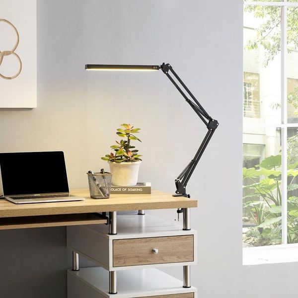 new led folding metal desk lamp clip on light clamp long arm dimming table lamp 3 colors for living room reading and computers
new led folding metal desk lamp clip on light clamp long arm dimming table lamp 3 colors for living room reading and computers