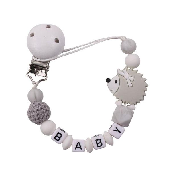 pacifier holders&clips# personalized name baby clip chain food grade hedgehog silicone beads infant holder nipple gift
pacifier holders&clips# personalized name baby clip chain food grade hedgehog silicone beads infant holder nipple gift