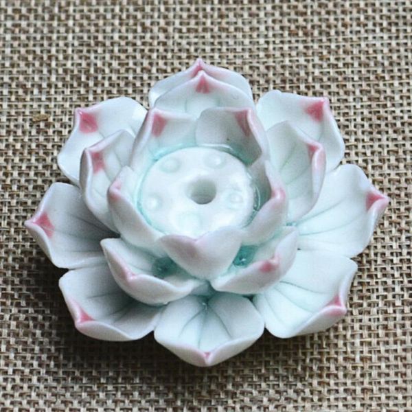 fragrance lamps lanlan ceramic incense burner stick holder lotus ash catcher plate with 1/3 holes-40
fragrance lamps lanlan ceramic incense burner stick holder lotus ash catcher plate with 1/3 holes-40