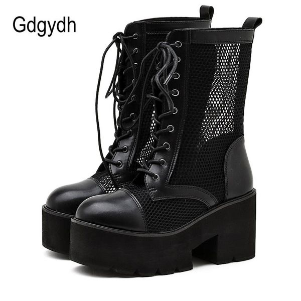 boots gdgydh 2021 spring summer women thick sole ankle lace up fashion luxury platform women's high heels shoes air mesh, Black
boots gdgydh 2021 spring summer women thick sole ankle lace up fashion luxury platform women's high heels shoes air mesh, Black