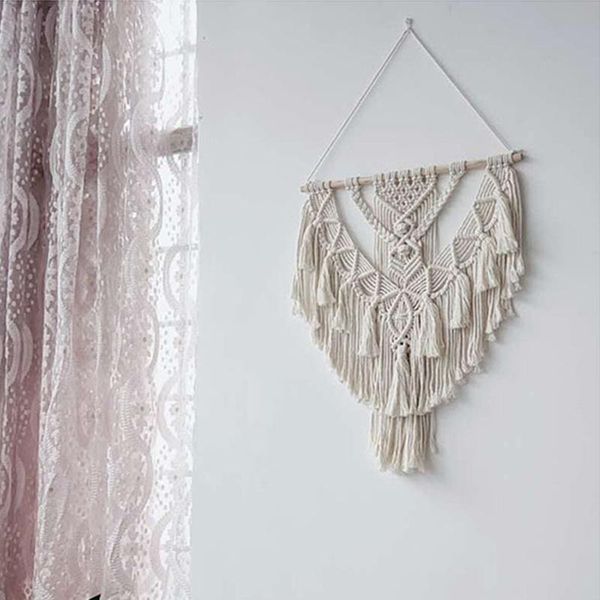 tapestries 1pc nordic hand-woven cotton rope tassel tapestry homestay living room bedside decoration wall hanging ornaments
tapestries 1pc nordic hand-woven cotton rope tassel tapestry homestay living room bedside decoration wall hanging ornaments