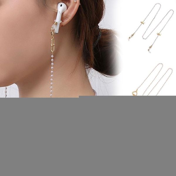 sunglasses frames anti-fall protector bluetooth earphone spectacle chain anti-lost ear clip earhook protective case, Silver
sunglasses frames anti-fall protector bluetooth earphone spectacle chain anti-lost ear clip earhook protective case, Silver