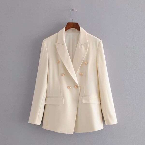 female spring autumn fashion double waist temperament breasted slimming olfactory suit jacket s6y2, White;black
female spring autumn fashion double waist temperament breasted slimming olfactory suit jacket s6y2, White;black