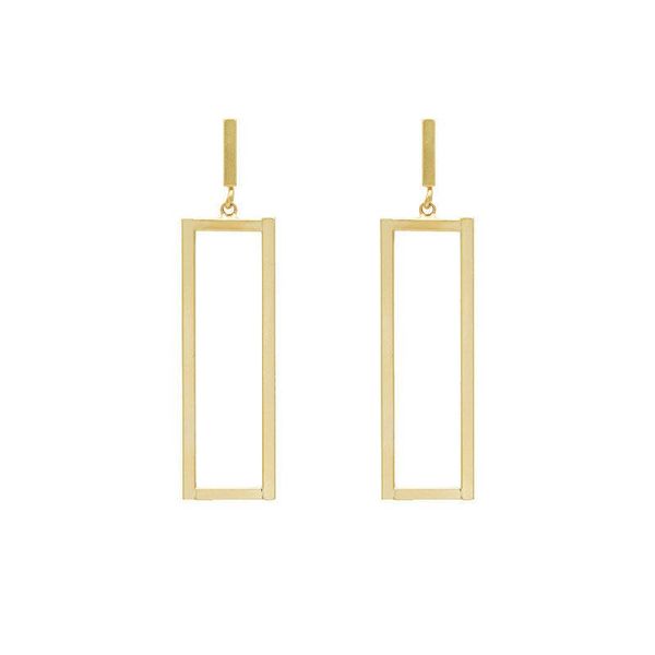 dangle & chandelier women ring earrings gold rectangular pattern suitable for various occasions of jewelry, Silver
dangle & chandelier women ring earrings gold rectangular pattern suitable for various occasions of jewelry, Silver