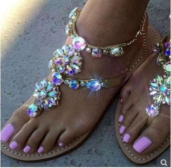 sandals ladies rhinestones summer beach slippers for women flip flops crystal sliders casual shoes, Black
sandals ladies rhinestones summer beach slippers for women flip flops crystal sliders casual shoes, Black