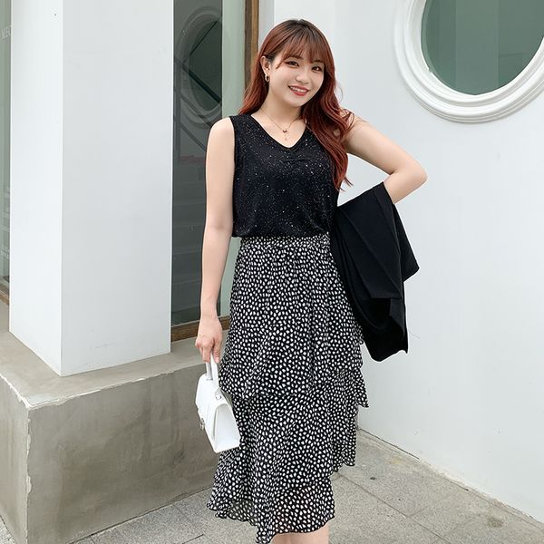 new fashion plus-size womenwear slimming floral skirt summer chubby girls drapery shiny t-shirt 2090 r7qw, Black
new fashion plus-size womenwear slimming floral skirt summer chubby girls drapery shiny t-shirt 2090 r7qw, Black