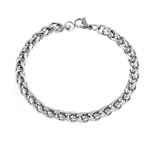 charm bracelets 4/5/6mm stainless steel mens bracelet chain knit keel wheat & bangle for men women diy yewelry wholesale, Golden;silver
charm bracelets 4/5/6mm stainless steel mens bracelet chain knit keel wheat & bangle for men women diy yewelry wholesale, Golden;silver
