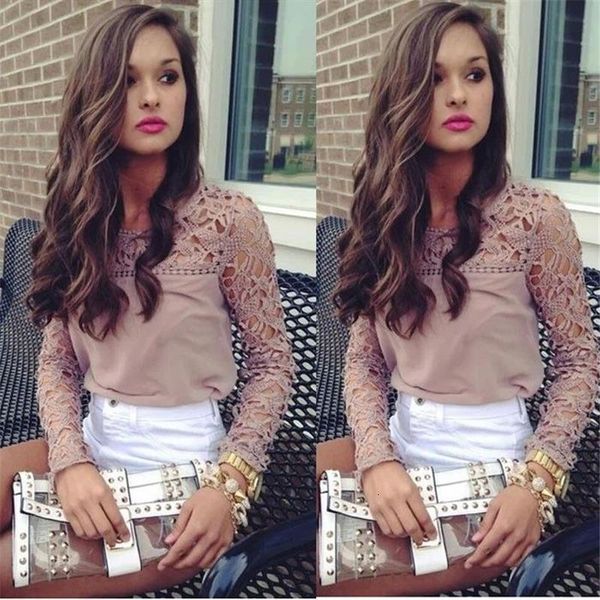 womens clothing fashion women sheer sleeve embroidery lace crochet tee chiffon shirt blouse drop shipping, White
womens clothing fashion women sheer sleeve embroidery lace crochet tee chiffon shirt blouse drop shipping, White
