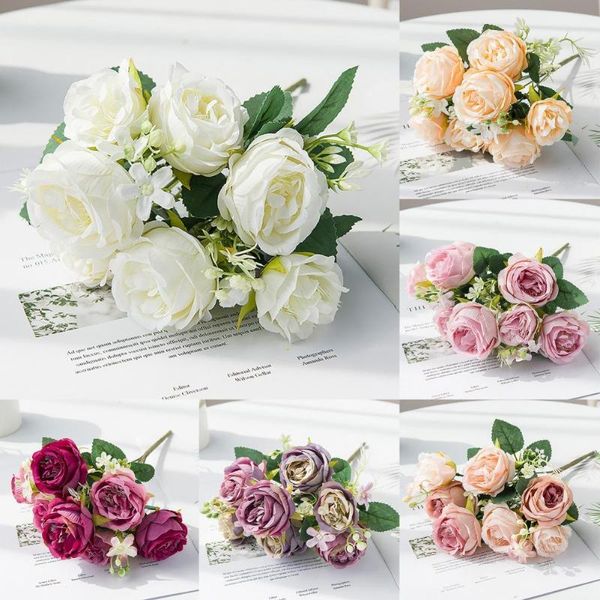 decorative flowers & wreaths artificial bouquet fake peony micro landscaping faux silk flower easy to maintain vase decoration for meeting r
decorative flowers & wreaths artificial bouquet fake peony micro landscaping faux silk flower easy to maintain vase decoration for meeting r