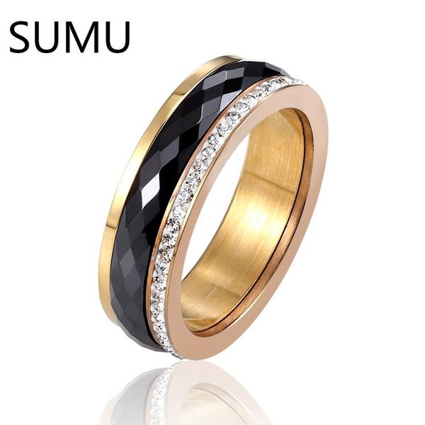wedding rings 6mm 3 colors crystal ceramic ring engagement promise rotatable for women jewelry gift, Slivery;golden
wedding rings 6mm 3 colors crystal ceramic ring engagement promise rotatable for women jewelry gift, Slivery;golden