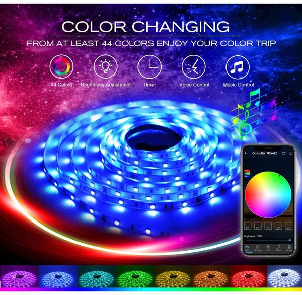 wifi smart rgb led strip lights 32.8ft wifi led light strips works with alexa google assistant remote app for bedroom home
wifi smart rgb led strip lights 32.8ft wifi led light strips works with alexa google assistant remote app for bedroom home