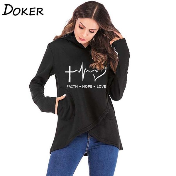 autumn winter women hoodies sweatshirts casual plus size faith printed hooded sweatshirt female loose christmas hoodie warm 210813, Black
autumn winter women hoodies sweatshirts casual plus size faith printed hooded sweatshirt female loose christmas hoodie warm 210813, Black