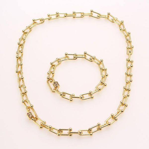 earrings & necklace mhs.sun fashion women chunky chain bracelet vintage gold plated jewelry set hiphop style accessories, Silver
earrings & necklace mhs.sun fashion women chunky chain bracelet vintage gold plated jewelry set hiphop style accessories, Silver