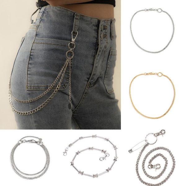 belts single layer geometric circle jeans trousers long chain wallet keychain jewelry metal belt accessory, Black;brown
belts single layer geometric circle jeans trousers long chain wallet keychain jewelry metal belt accessory, Black;brown