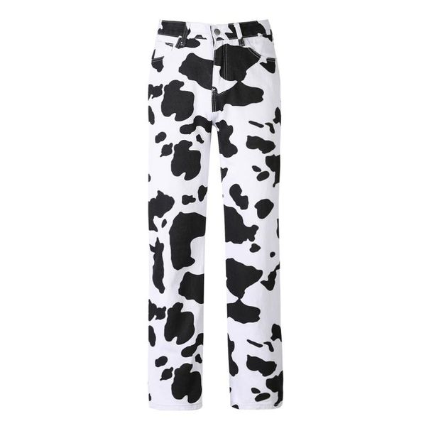 women's jeans fashion milk cow print denim pant women high waist loose straight pants harajuku sweet casual wide leg trousers streetwea, Blue
women's jeans fashion milk cow print denim pant women high waist loose straight pants harajuku sweet casual wide leg trousers streetwea, Blue