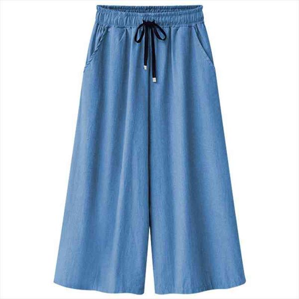 summer high waist womens jeans plus size elasticity ankle length loose wide leg female pants 4xl 5xl 6xl, Blue
summer high waist womens jeans plus size elasticity ankle length loose wide leg female pants 4xl 5xl 6xl, Blue