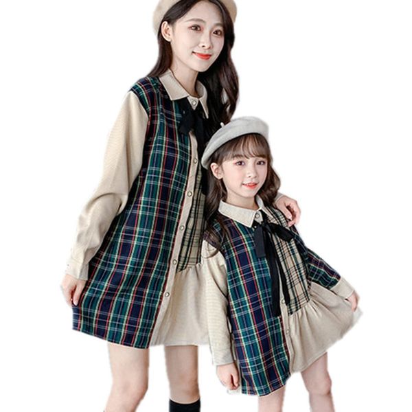 2021 new long sleeve family plaid slices spring cotton mother and daughter clothes l55r, Blue
2021 new long sleeve family plaid slices spring cotton mother and daughter clothes l55r, Blue