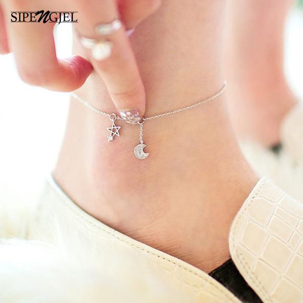 anklets sipengjel fashion summer simple star moon anklet bracelet on the leg foot for women minimalist jewelry 2021, Red;blue
anklets sipengjel fashion summer simple star moon anklet bracelet on the leg foot for women minimalist jewelry 2021, Red;blue