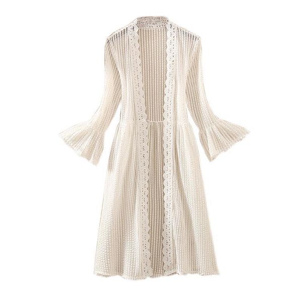 women's swimwear 2021 bikini cover-ups black retro striped self belted plus size womensummer kimono dress beach wear swim suit cover up, White;black
women's swimwear 2021 bikini cover-ups black retro striped self belted plus size womensummer kimono dress beach wear swim suit cover up, White;black