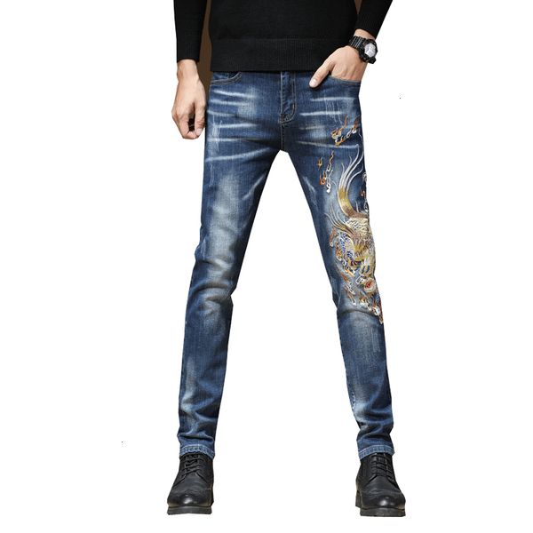 new male autumn embroidered jeans men's wild trend pattern black blue badge thick trousers lahx
new male autumn embroidered jeans men's wild trend pattern black blue badge thick trousers lahx