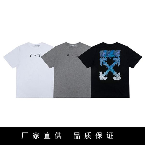 fashion brand off new creative melt letter printing short sleeve ow european loose men and women's t-shirt, Black
fashion brand off new creative melt letter printing short sleeve ow european loose men and women's t-shirt, Black