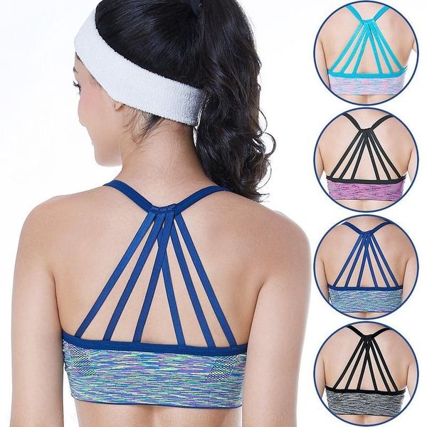 women push up seamless sports bra workout sport crop cross back yoga bra fitness wear shockproof gym brassiere, White;black
women push up seamless sports bra workout sport crop cross back yoga bra fitness wear shockproof gym brassiere, White;black