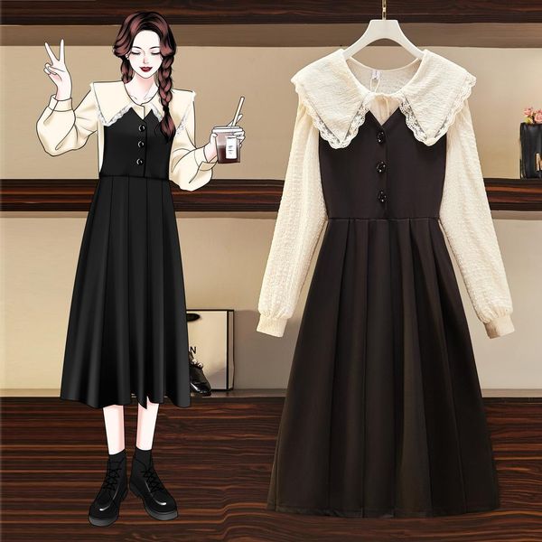 beautiful sweet spring dress up female autumn cloth plus size peter pan upper shirt and skirt of two dolly pieces matching large 7k4b, Black;gray
beautiful sweet spring dress up female autumn cloth plus size peter pan upper shirt and skirt of two dolly pieces matching large 7k4b, Black;gray