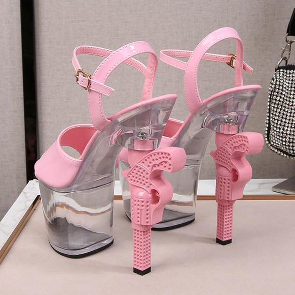 summer new style super high heel open toe sandals 34-43 sandals personality heel hate high female buckle large size, Black
summer new style super high heel open toe sandals 34-43 sandals personality heel hate high female buckle large size, Black