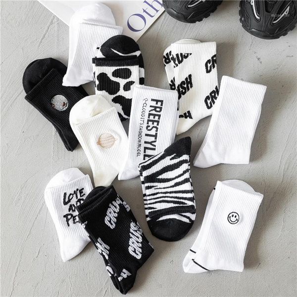 men's socks college style harajuku women mid tube cotton black white hip-hop sports sock letter print funny casual jk
men's socks college style harajuku women mid tube cotton black white hip-hop sports sock letter print funny casual jk