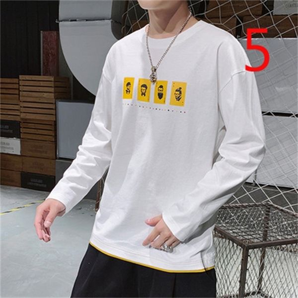 new 2021 autumn and winter fall shoulder loose t-shirt long sleeve plus veet bottoming shirt male korean version dgr0, White;black
new 2021 autumn and winter fall shoulder loose t-shirt long sleeve plus veet bottoming shirt male korean version dgr0, White;black