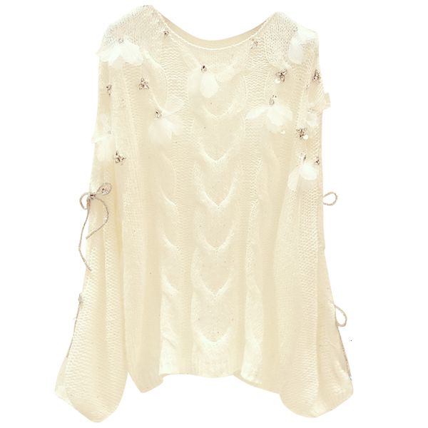 strass three-dimensional petals arch around the neck long thin sleeve sweater loose woman 2021 spring white jumper ladies o8nj, White;black
strass three-dimensional petals arch around the neck long thin sleeve sweater loose woman 2021 spring white jumper ladies o8nj, White;black