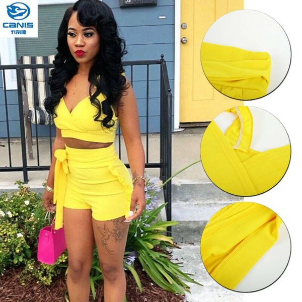 two piece dress casual women 2 set solid color crop shorts outfit short jumpsuit us, White
two piece dress casual women 2 set solid color crop shorts outfit short jumpsuit us, White