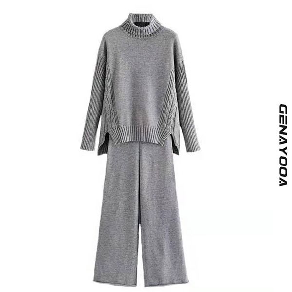 genayooa turtleneck two piece set and pants tracksuits women's 2 piece set warm winter za women knitted suit korean 210727, White
genayooa turtleneck two piece set and pants tracksuits women's 2 piece set warm winter za women knitted suit korean 210727, White