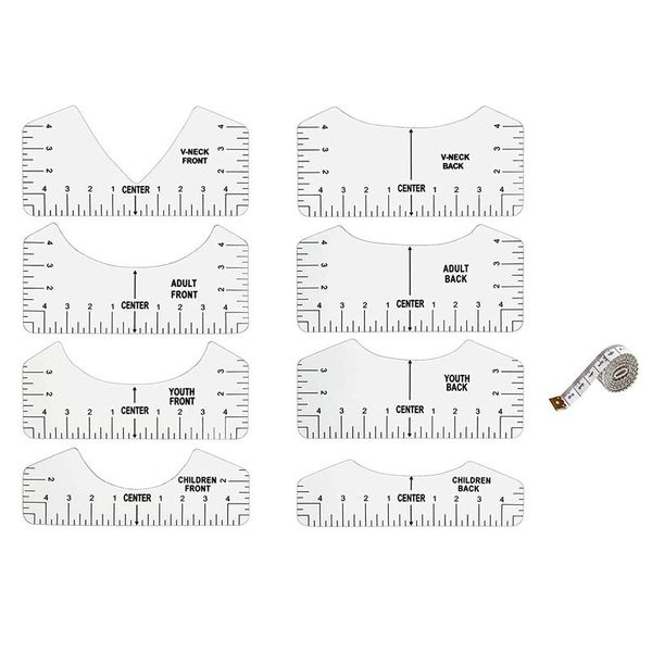 gift sets 9 pcs t-shirt alignment tool, guide ruler for designing clothing, pvc back and front aligned rulers
gift sets 9 pcs t-shirt alignment tool, guide ruler for designing clothing, pvc back and front aligned rulers