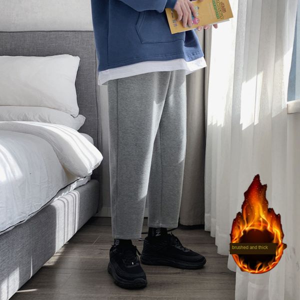 2021 new winter plus veet thick sweatpants men's warm fashion cotton casual men streetwear straight joggers pants mens qjh6, Black
2021 new winter plus veet thick sweatpants men's warm fashion cotton casual men streetwear straight joggers pants mens qjh6, Black