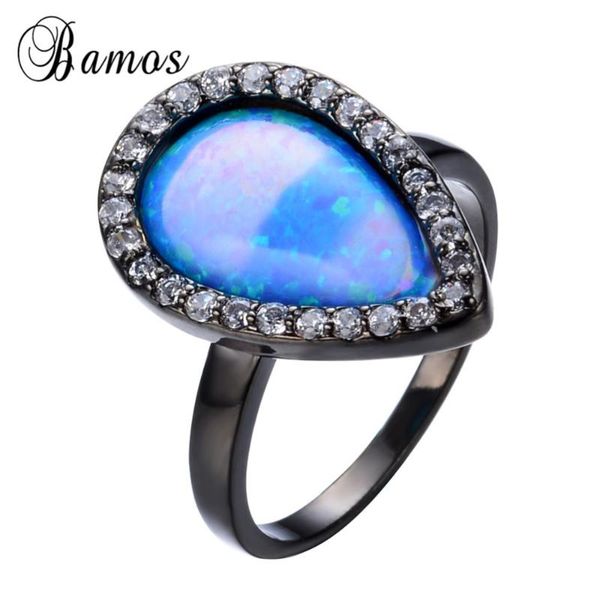 wedding rings bamos unique water drop shape blue fire opal for female male black gold filled party cocktail ring anillos rb0301, Slivery;golden
wedding rings bamos unique water drop shape blue fire opal for female male black gold filled party cocktail ring anillos rb0301, Slivery;golden