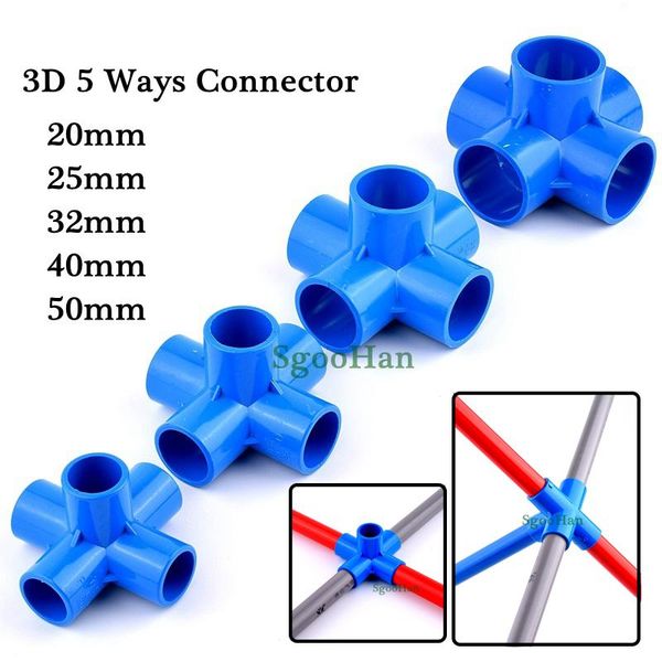 1~30pcs pvc pipe 3d hydroponic planting frame 5 way connectors irrigation system aquarium fish tank 4 ways tube joint id 20~50mm
1~30pcs pvc pipe 3d hydroponic planting frame 5 way connectors irrigation system aquarium fish tank 4 ways tube joint id 20~50mm