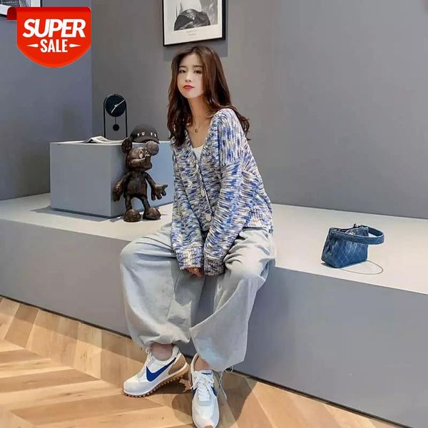 ladies sweater cardigan punk-style retro sweater coat women's autumn 2020 new korean lazy style loose knitted cardigan #ro5v, White
ladies sweater cardigan punk-style retro sweater coat women's autumn 2020 new korean lazy style loose knitted cardigan #ro5v, White