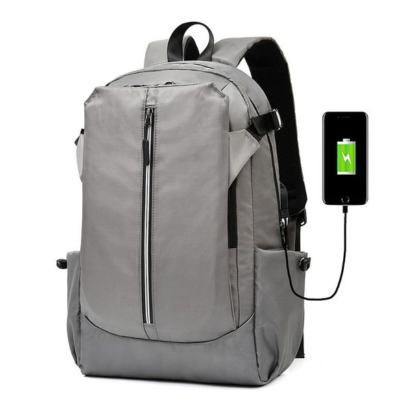 backpack simple solid color men's casual business 2021 13.3-inch lapbag usb charging female work package black gray
backpack simple solid color men's casual business 2021 13.3-inch lapbag usb charging female work package black gray